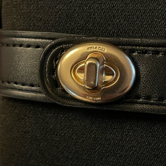 Coach Authentic leather black flat tall boots - Picture 8 of 11